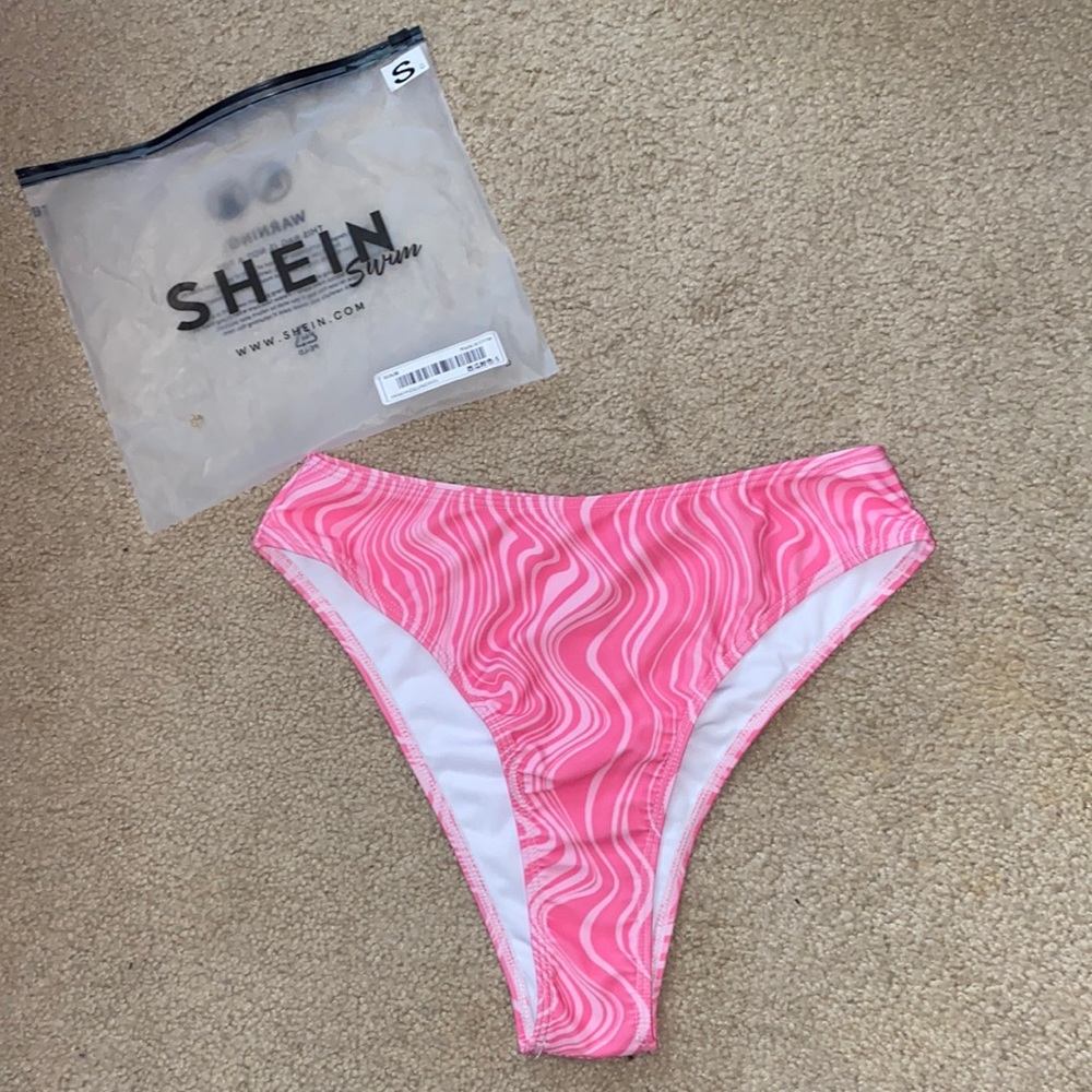 SHEIN high waisted bikini bottoms